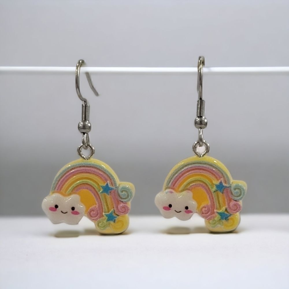 🌈Smiling Rainbow Earrings🌈(2-A010-E)-Jewelry for Women